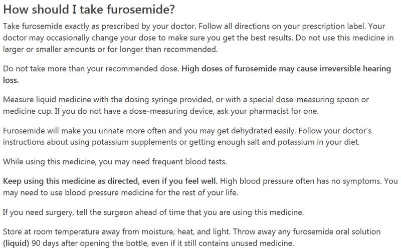Strong Diuretics